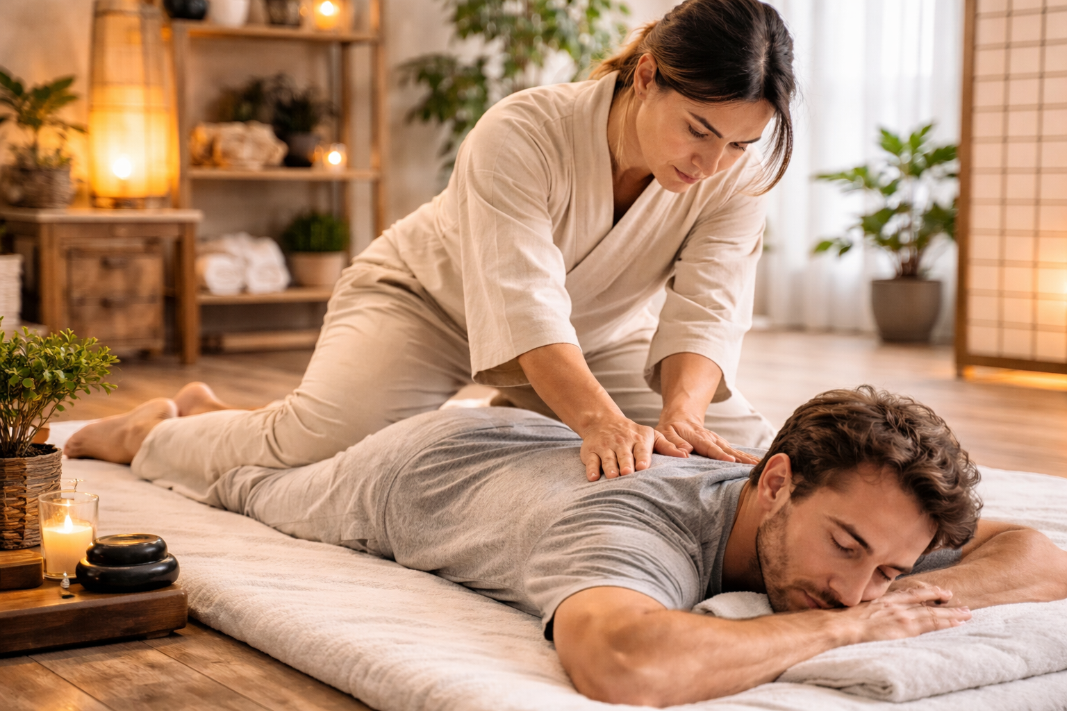 Shiatsu massage is simple in theory, but it feels different in real life
