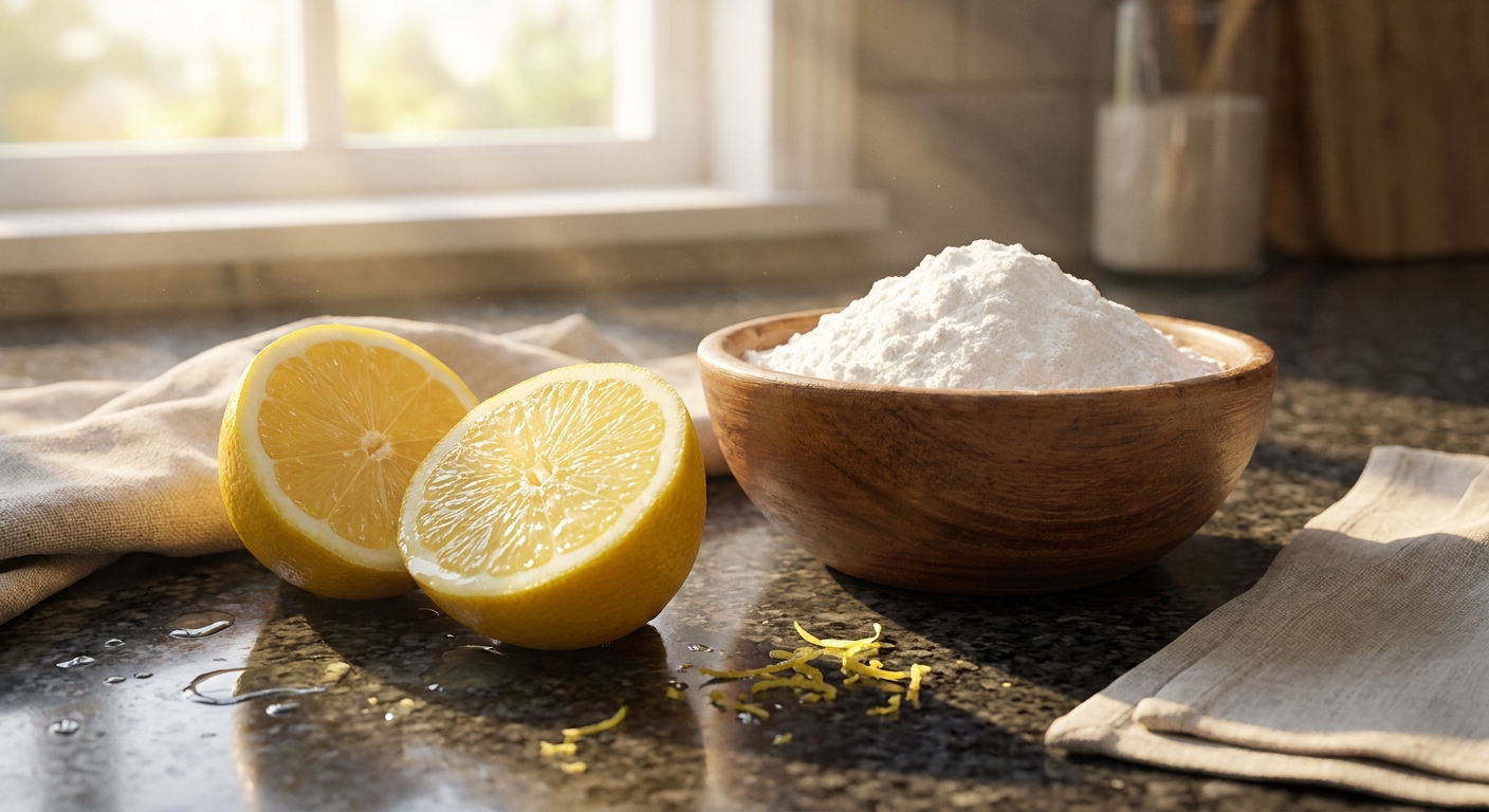 baking soda and lemon juice