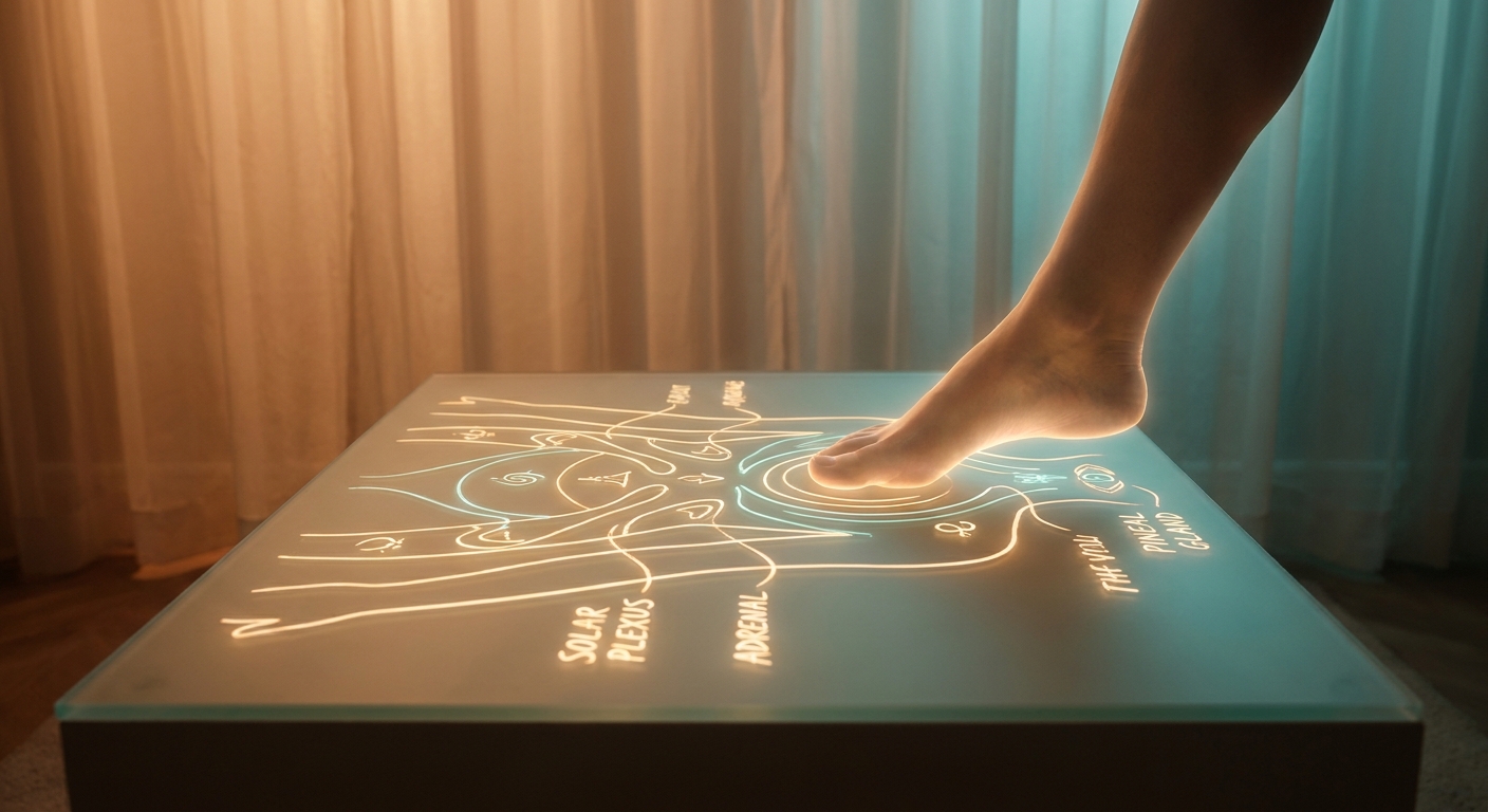 reflexology foot chart